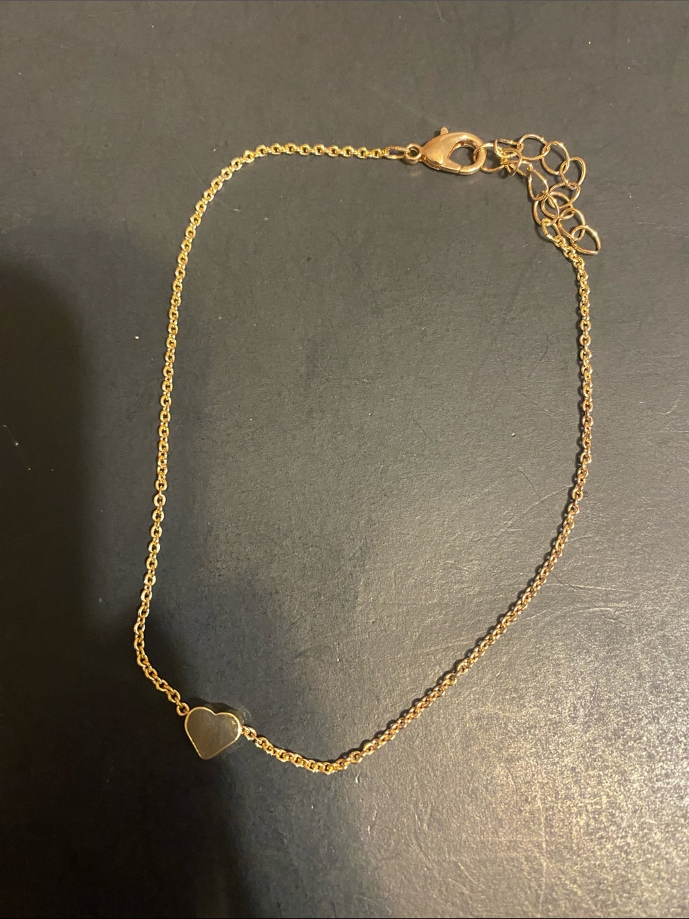 Delicate Gold Heart Anklet - Women Jewelry